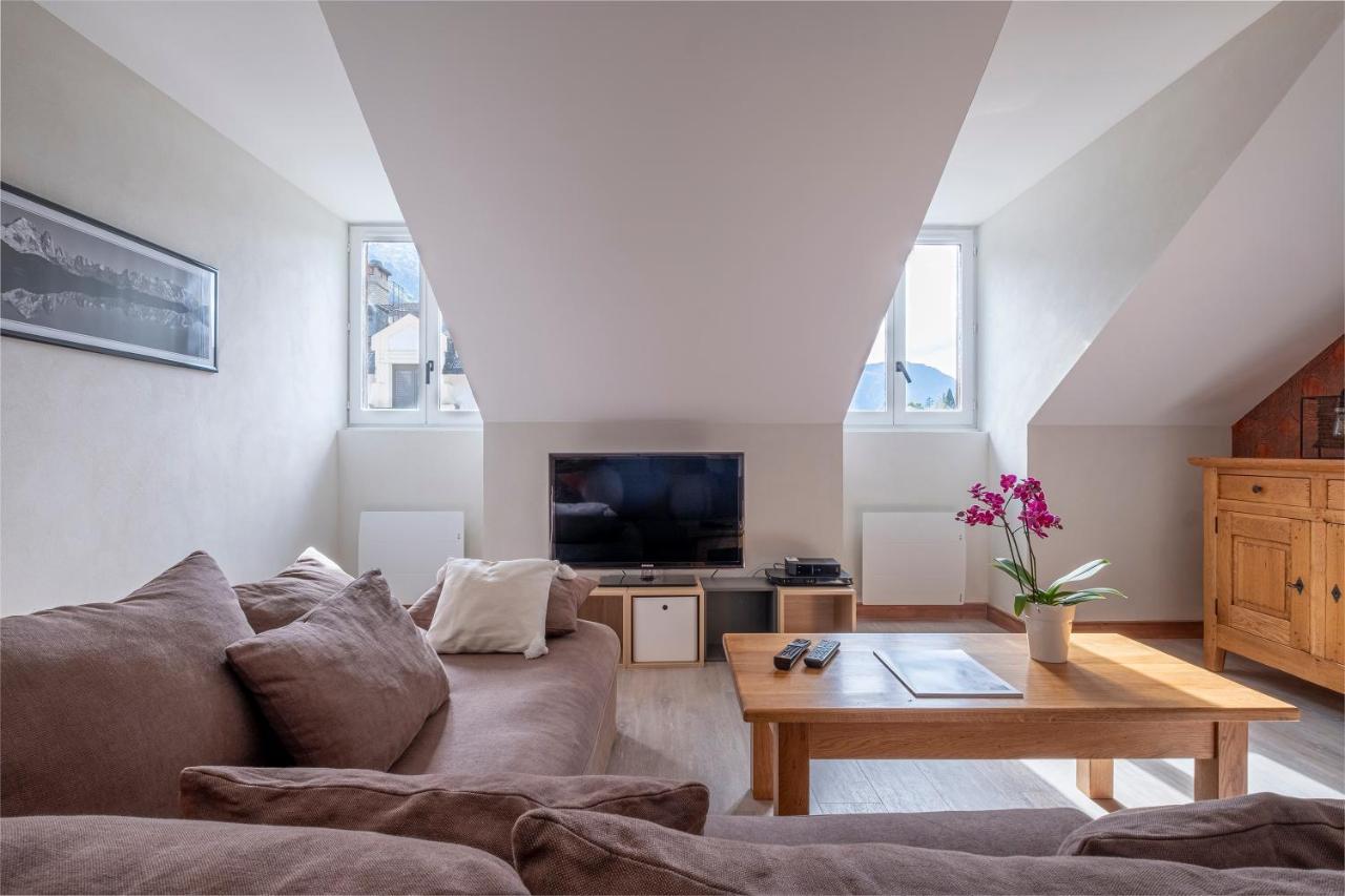 L'Appart 52, Magnifique Duplex En Plein Coeur De Chamonix-Mont-Blanc Buitenkant foto